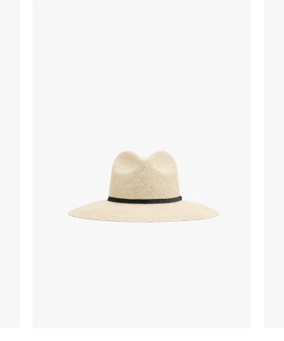 Packable Wide Brim Ecuador Hat Natural