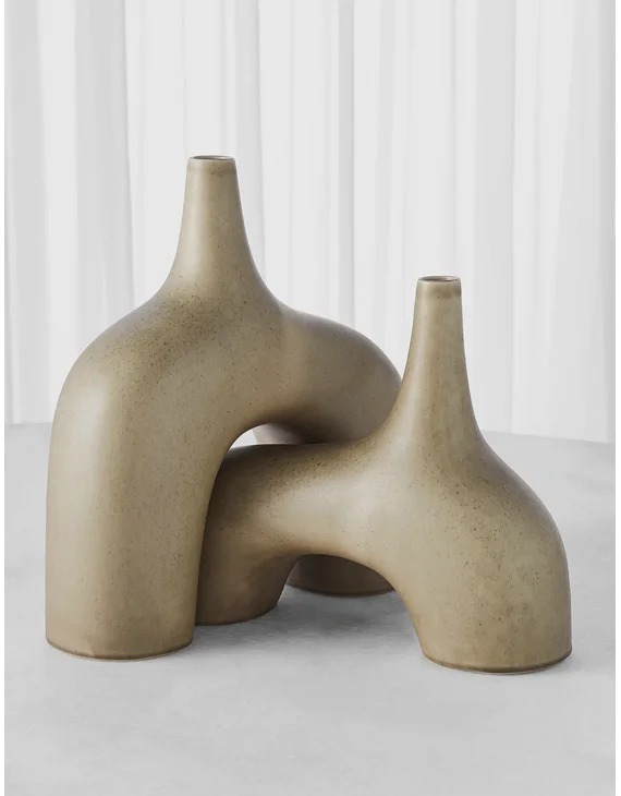 Leonor Decorative Vase-Sage / Small