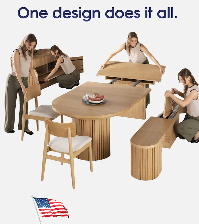 One design does it all.
