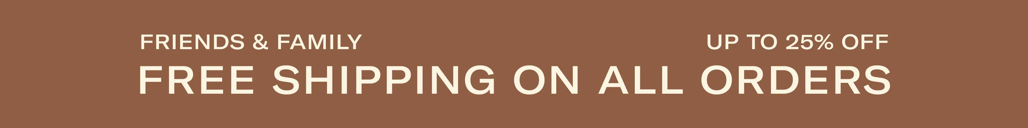 Free Shipping On All orders