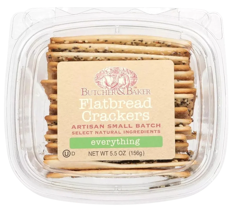 Image of Butcher & Baker Everything Flatbread Crackers