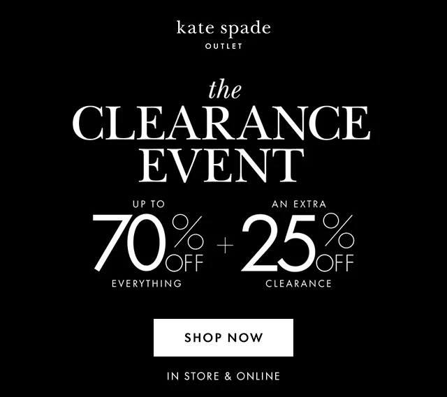 the CLEARANCE EVENT