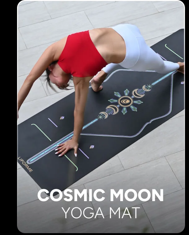 Cosmic Moon Yoga Mat