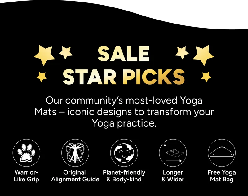 Sale star picks Our community’s most-loved Yoga Mats – iconic designs to transform your Yoga practice.