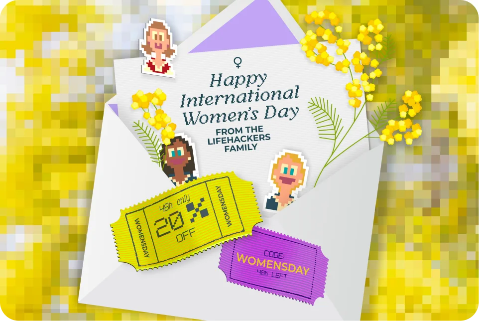 International Women’s Day Celebrate with 20% OFF – 48 Hours Only