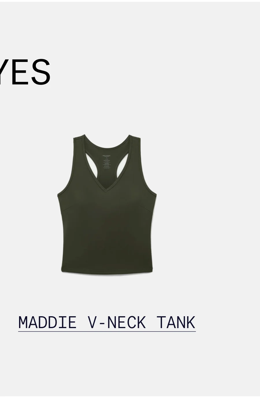 ✓Yes.  |  Maddie V-Neck Tank
