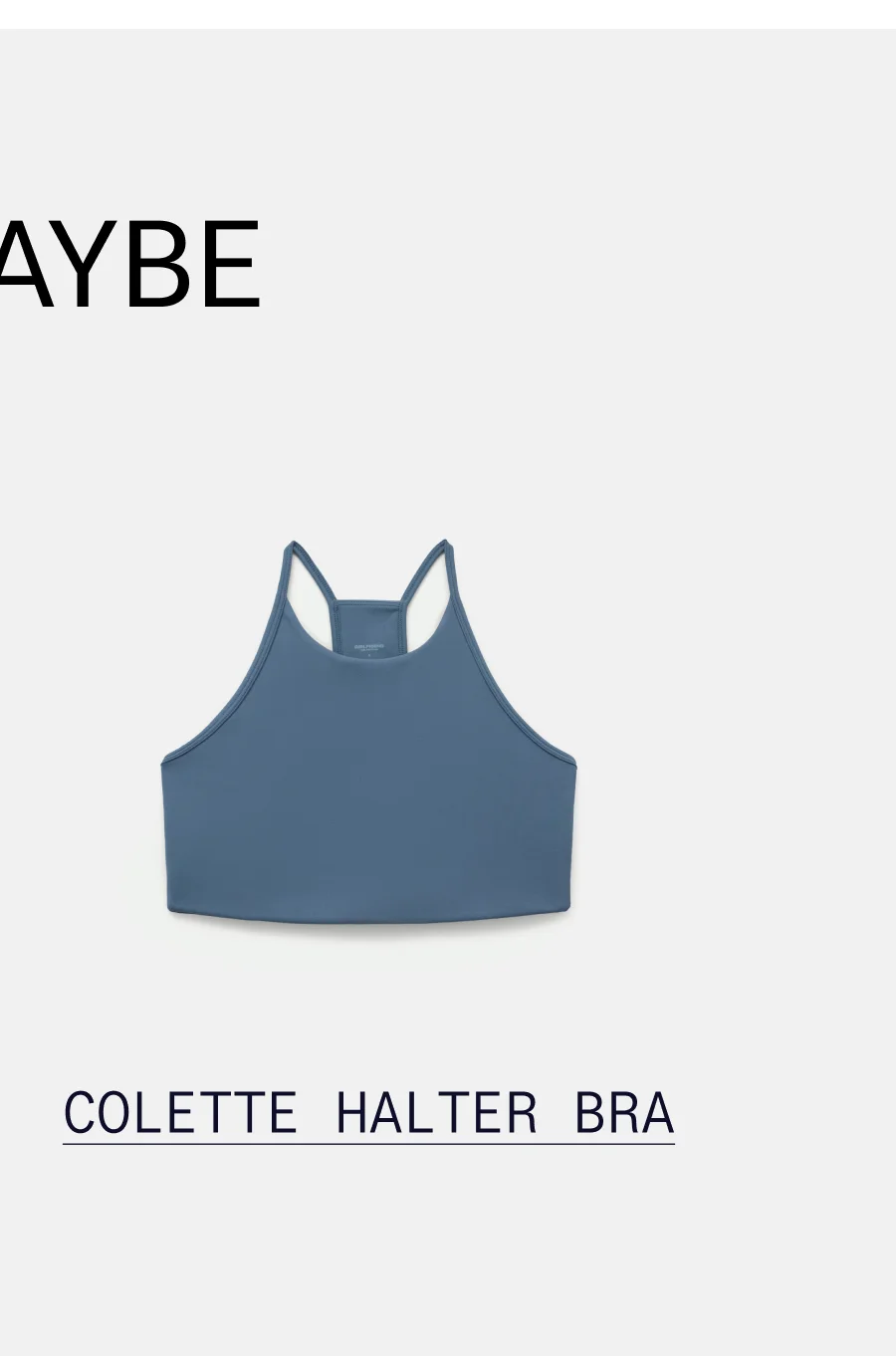 ? Maybe.  |  Colette Halter Bra