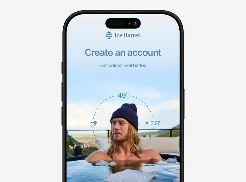 Create an account on the Ice Barrel App