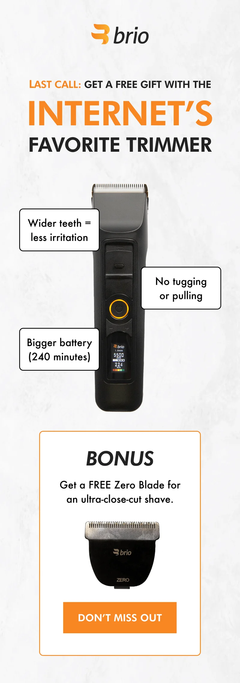 Get a Beardscape V2 and a FREE Zero Blade!