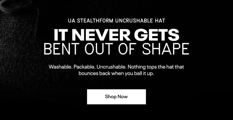 IT NEVER GETS BENT OUT OF SHAPE | SHOP NOW