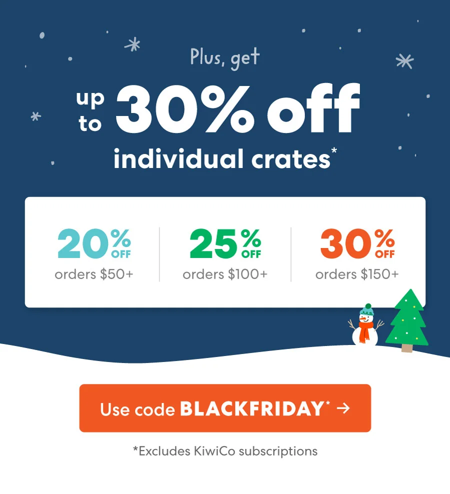 Plus get up to 30% off individual crates! USE CODE BLACKFRIDAY ->
