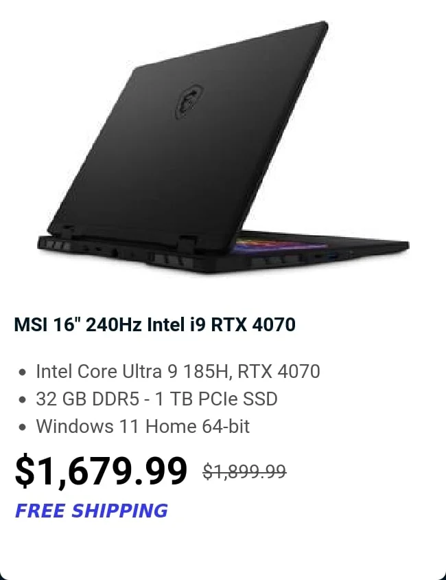 MSI 16