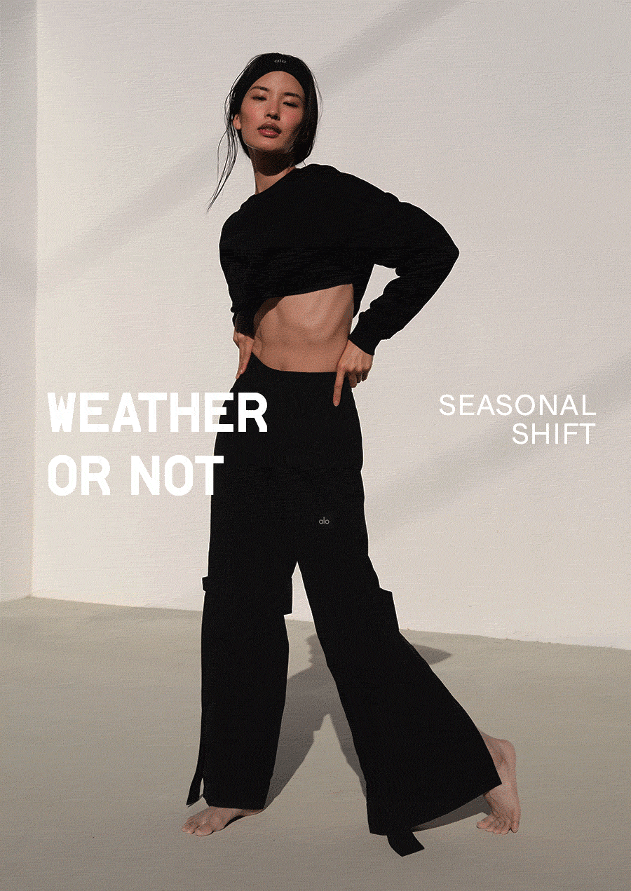 WEATHER OR NOT. SEASONAL SHIFT. The winter to spring transition can be confusing-your outfits don't have to be. SHOP NOW