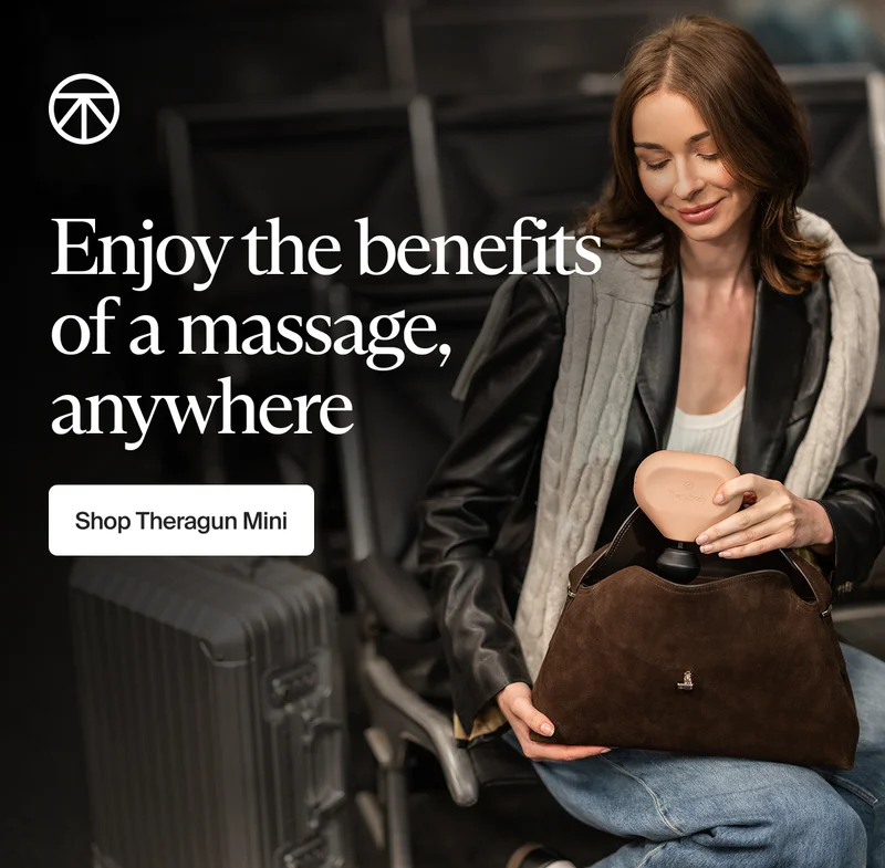 Enjoy the benefits of a massage, anywhere | Shop Theragun Mini