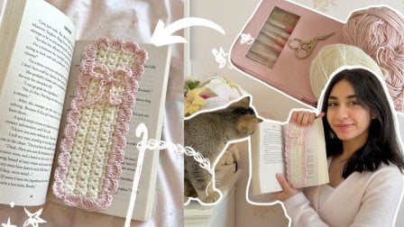 Crochet for Beginners: Craft a Dainty Bookmark with Scalloped Edging