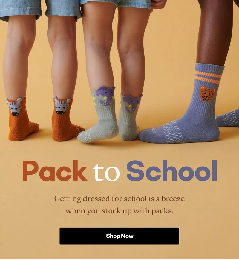 Pack to School | Getting dressed for school is a breeze when you stock up with packs. Shop Now