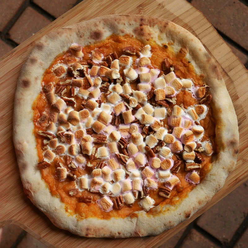Sweet Potato Casserole Pizza