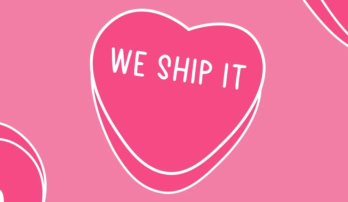 We ship it