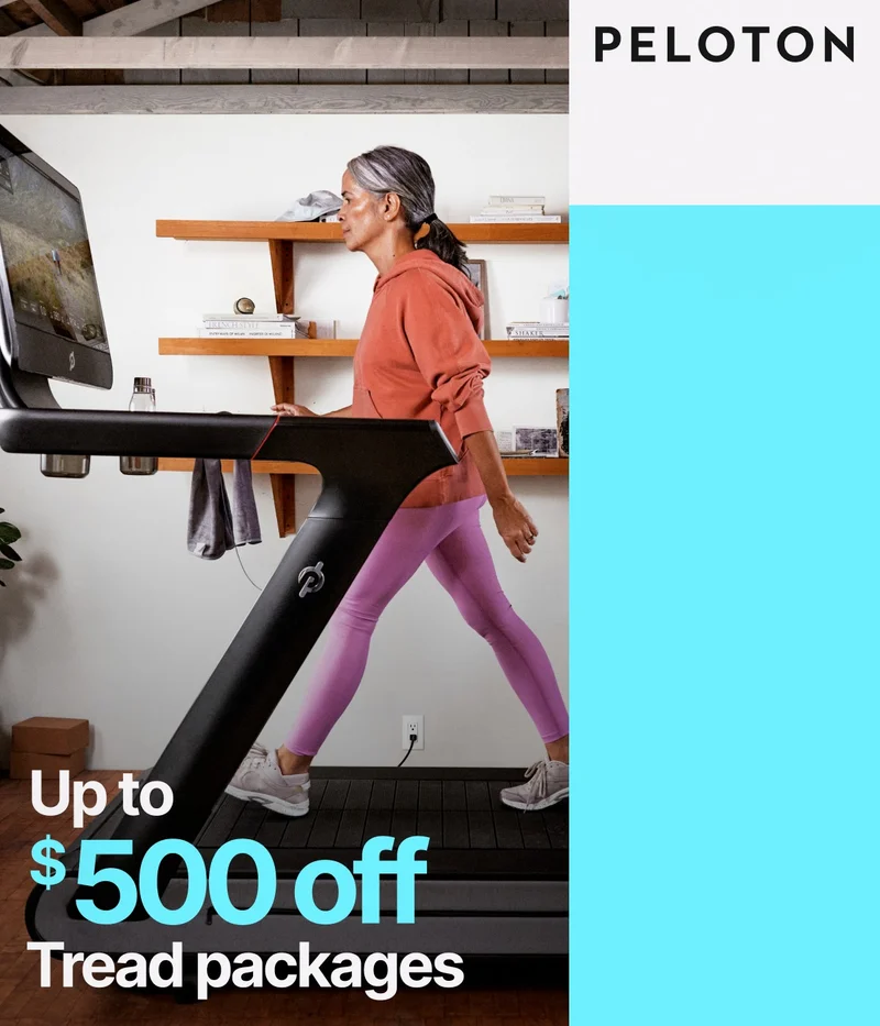 Up to $500 off Tread packages
