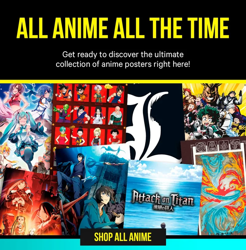 All Anime All the Time - Discover the ultimate collection of anime posters right here!