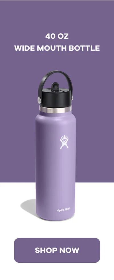 40 oz Wide Mouth Bottle | Shop Now