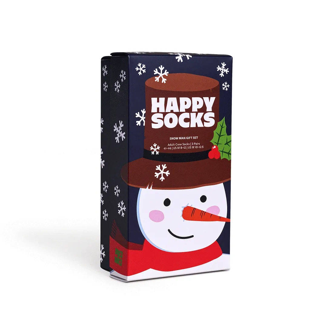 3-Pack Holiday Navy Socks Gift Set