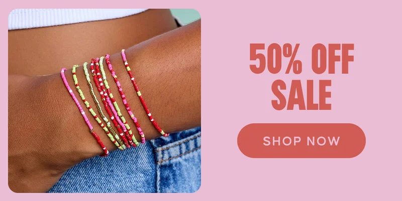 50% OFF SALE. Shop Now