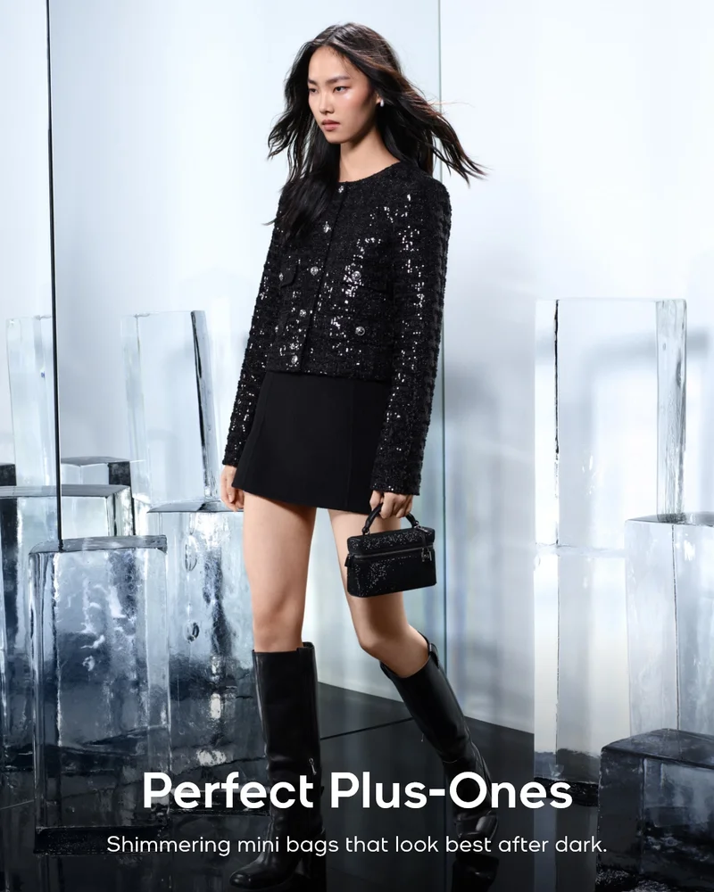 Perfect Plus-Ones Shimmering mini bags that look best after dark.