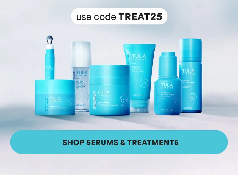 Use code discount code. -- SHOP SERUMS & TREATMENTS