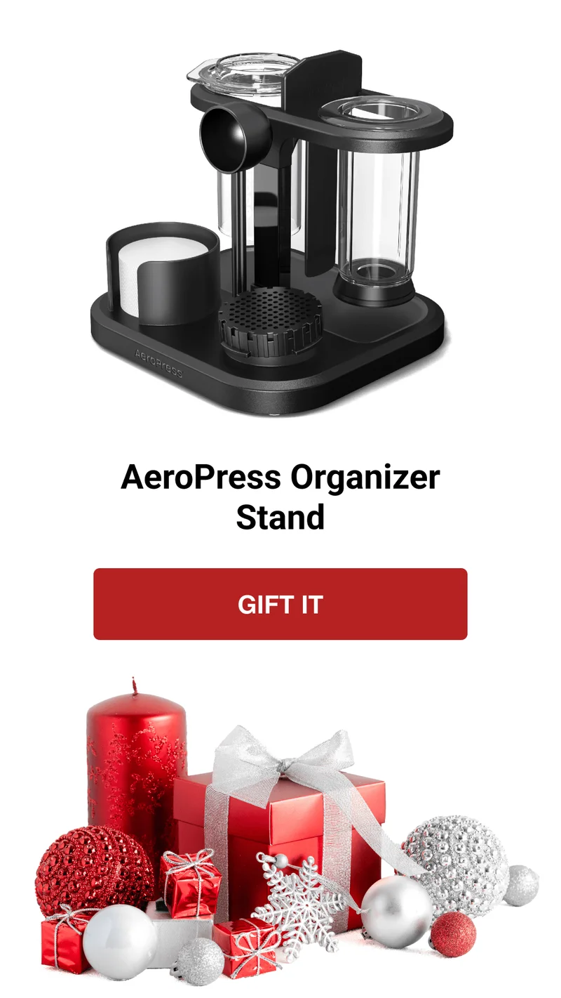 AeroPress Clear Coffee Maker & Flow Control Filter Cap Bundle