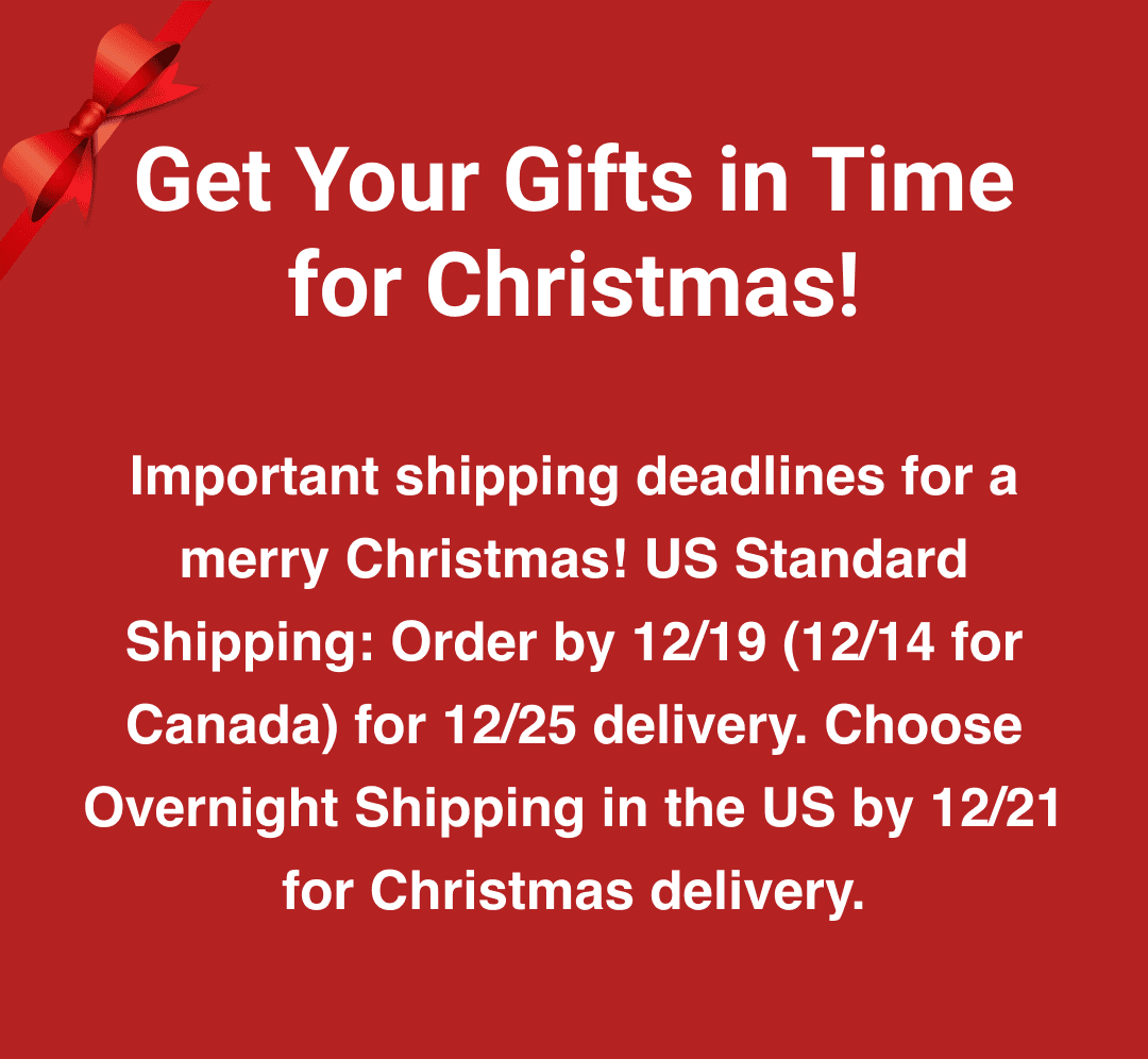 Get Your Gifts in Time for Christmas!