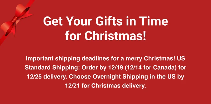 Get Your Gifts in Time for Christmas!