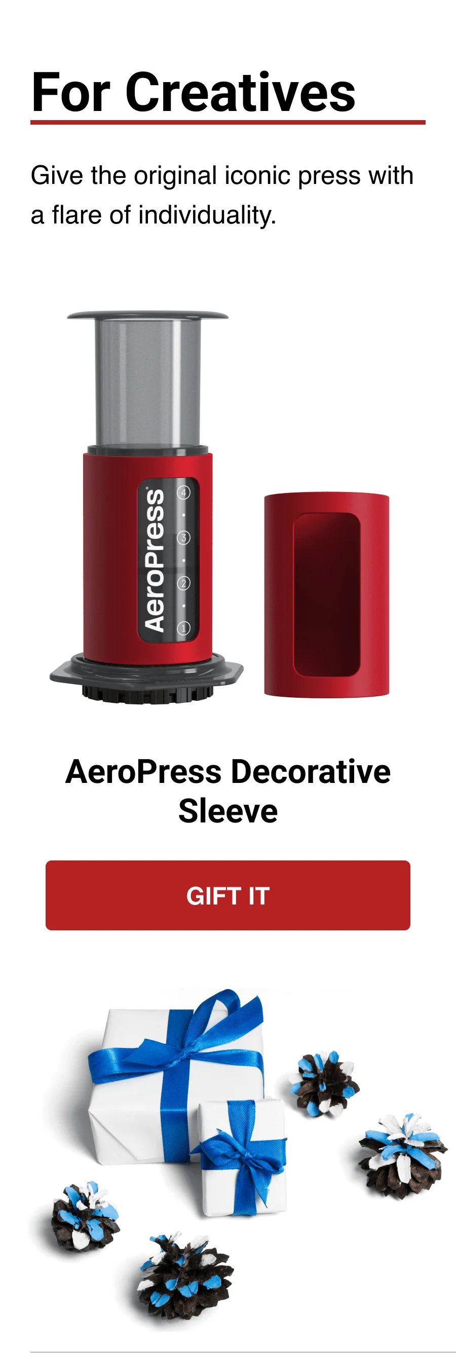 AeroPress Decorative Sleeve