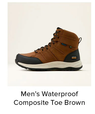 Men’s Waterproof Composite Toe Brown