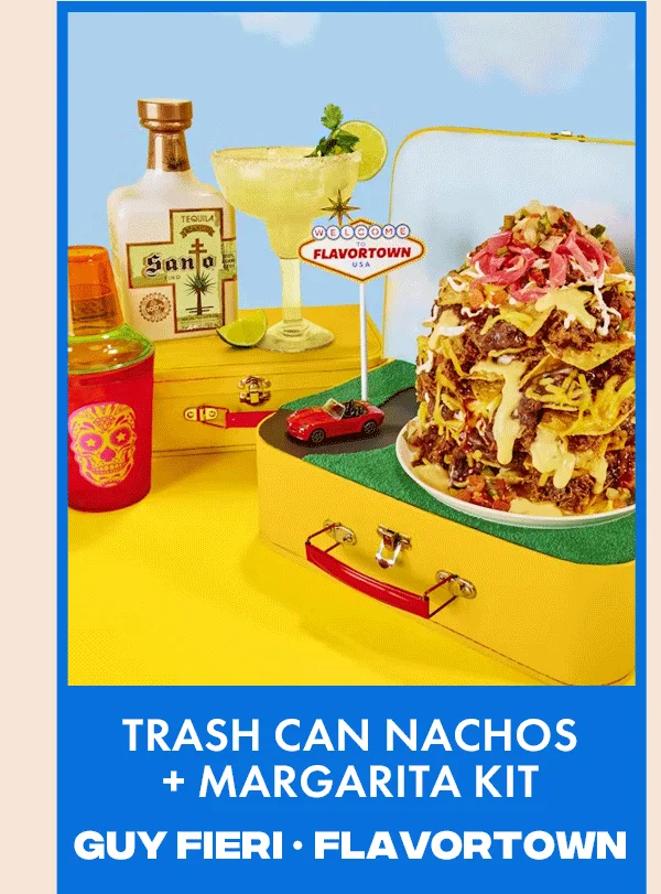 nachos and margarita mix