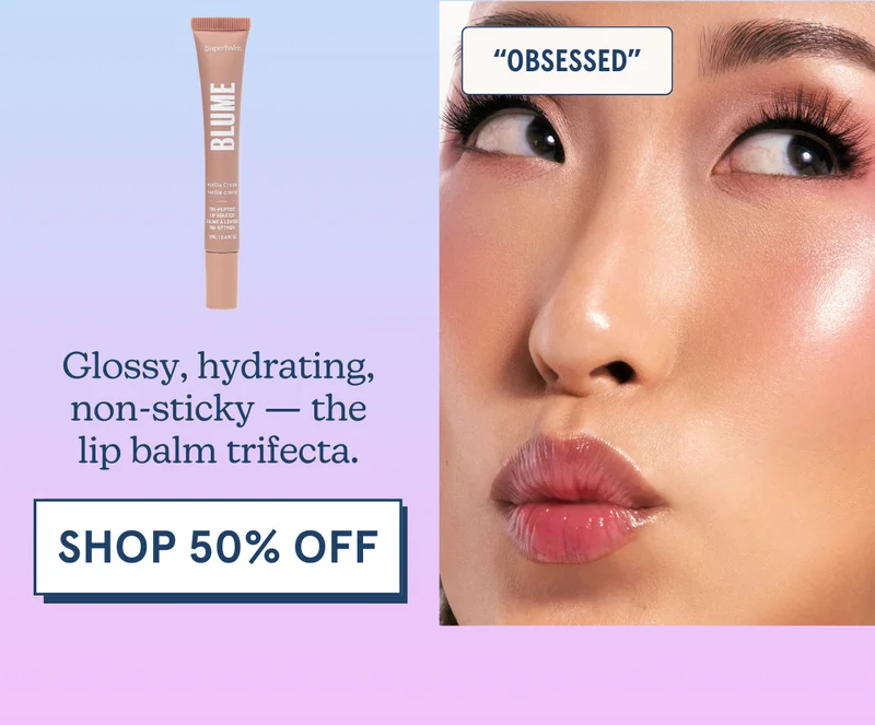 Glossy, hydrating, non-sticky — the lip balm trifecta. [SHOP 50% OFF]