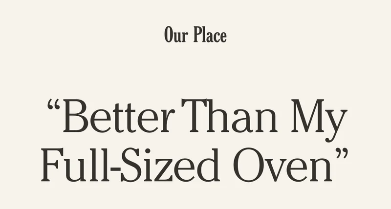Our Place - "Better Than My Full-Sized Oven"
