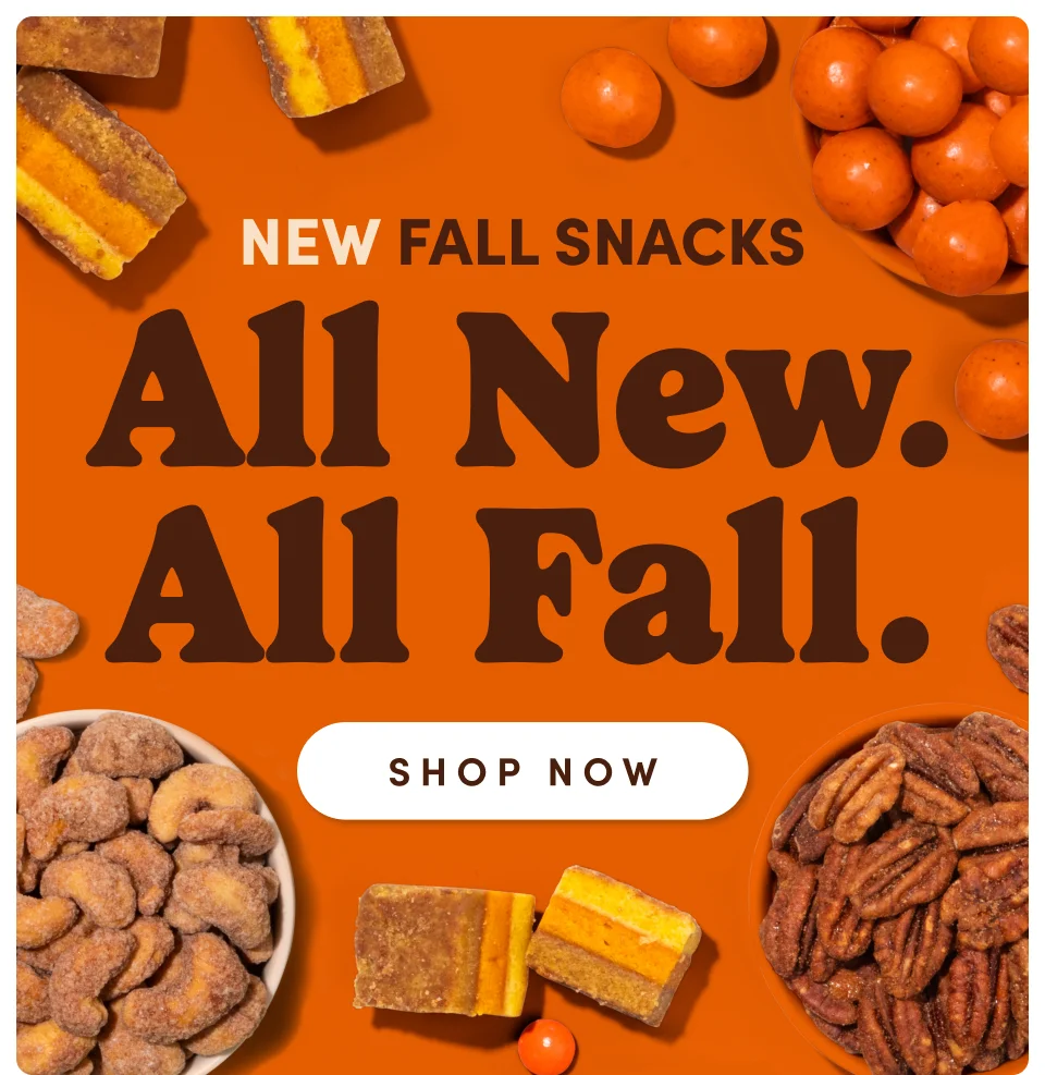 New fall snacks. All new. All fall; Shop now