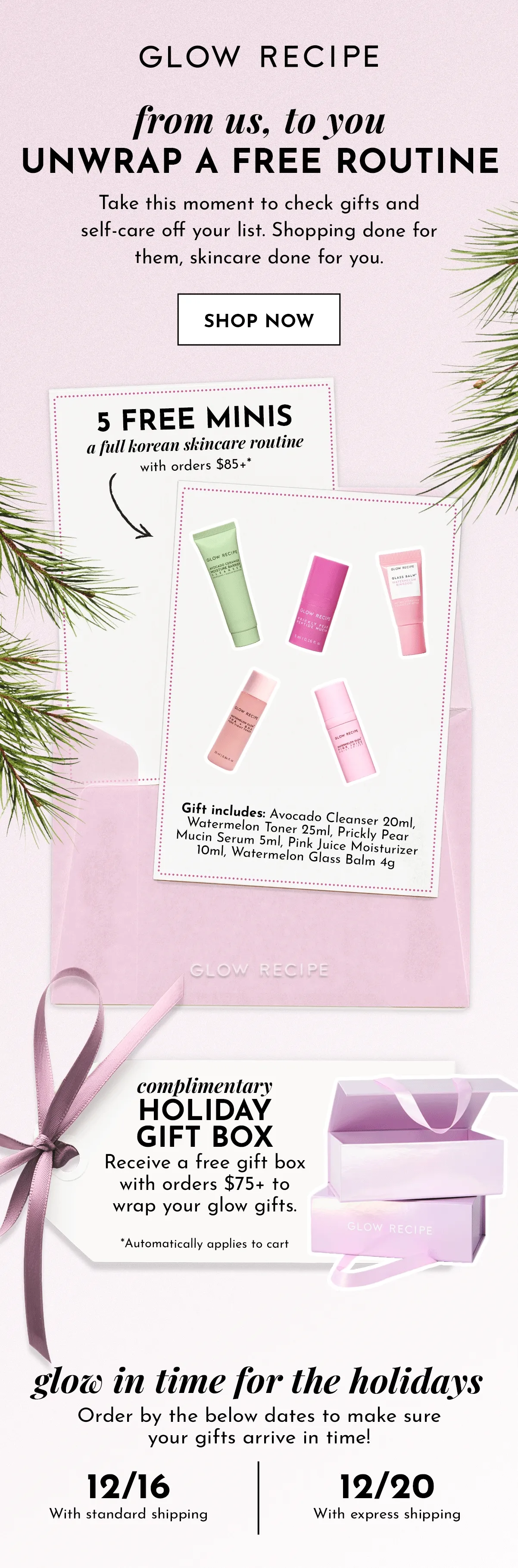 Free 5-piece mini routine