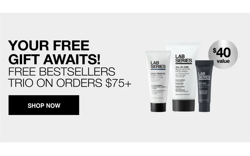YOUR FREE GIFT AWAITS! FREE BESTSELLERS TRIO ON ORDERS $75+ | SHOP NOW