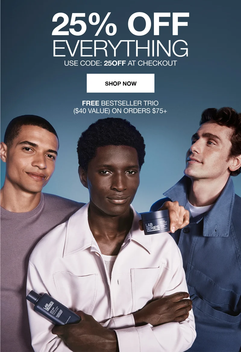 25% OFF EVERYTHING |  USE CODE: discount code AT CHECKOUT | SHOP NOW | FREE BESTSELLER TRIO ($40 VALUE) ON ORDERS 75+