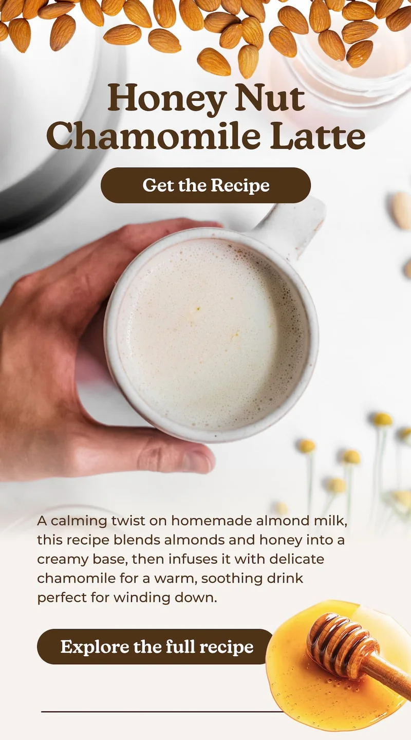 Honey Nut Chamomile Latte