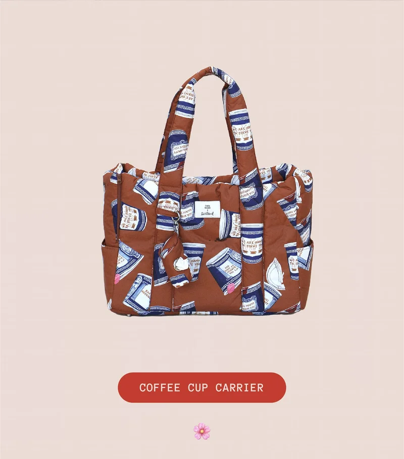 Coffee Cup Puffer Carrier
