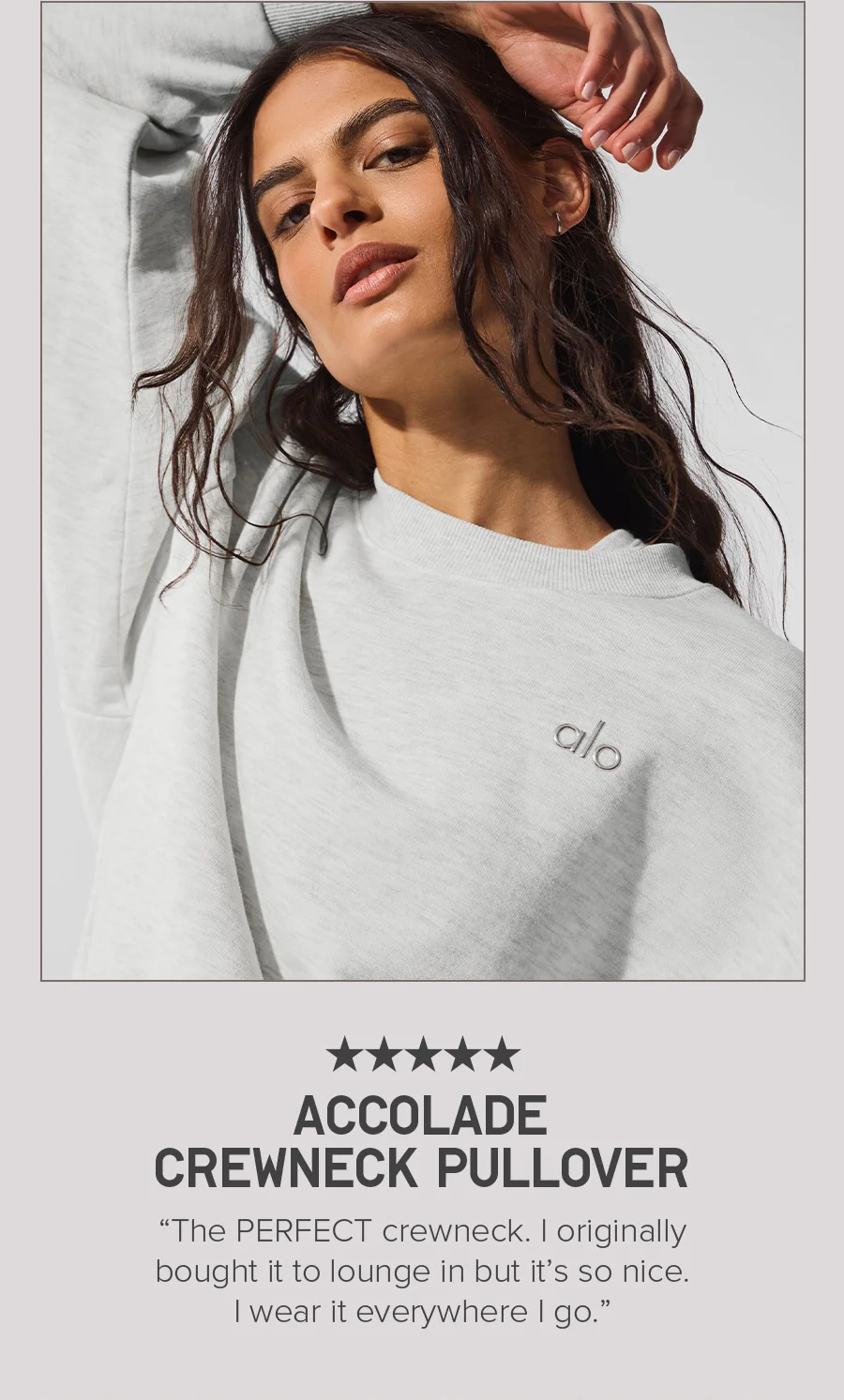 ACCOLADE CREWNECK PULLOVER