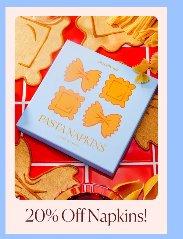 20% Off Cocktail Napkins!