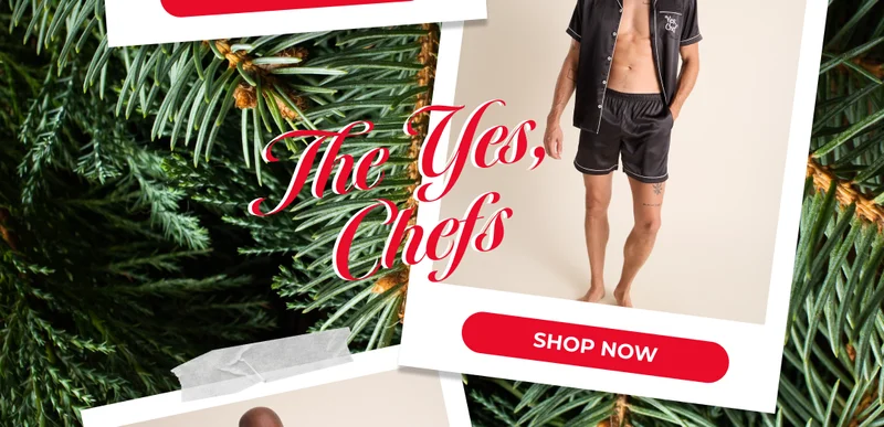 Satin PJ Set: The Yes, Chefs