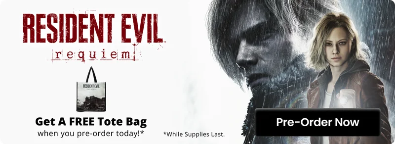 Resident Evil Requiem | Available 2.27 | Get A FREE Tote Bag when you pre-order today!* | Pre-Order Now | *While Supplies Last.