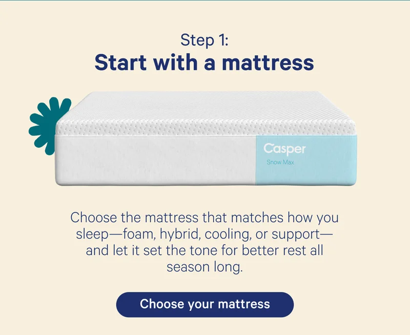 Start with a mattress