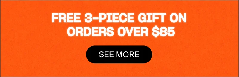 Free 3-piece gift on orders over $85