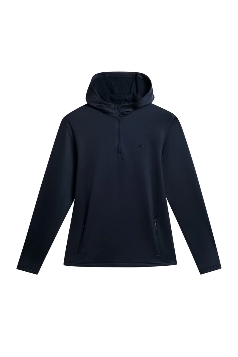 Image of Aerial Quarter Zip Hood / JL Navy